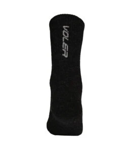 MIDWEIGHT MERINO 6'' SOCK -Voler 2021 Uni Socks Woolie boolie Solid Black 2
