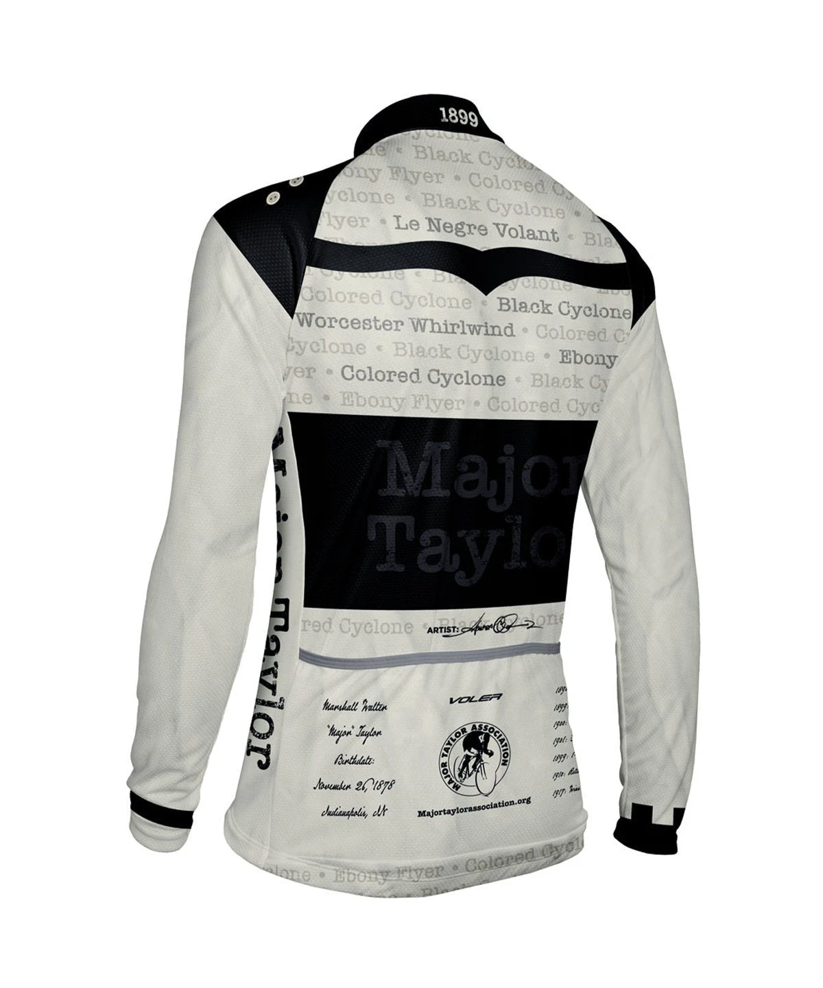 M. PELOTON LIGHTWEIGHT LS JERSEY - MAJOR TAYLOR 4 M. PELOTON LIGHTWEIGHT LS JERSEY - MAJOR TAYLOR - Image 2