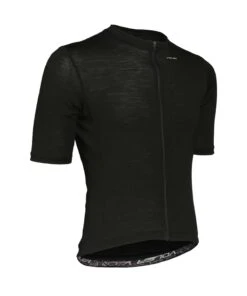 M. LIGHTWEIGHT MERINO JERSEY - SALE -Voler 2023 M Wool SS Solid Black F