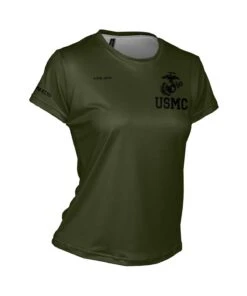 W. ENDURANCE AIR TEE - USMC -Voler 2023 W Endurance Air SS USMC OLV F
