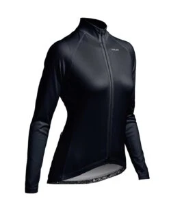 W. PELOTON LIGHTWEIGHT LS JERSEY - SOLID -Voler 2023 W Peloton LS Genesis Solid INK F