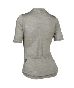 W. LIGHTWEIGHT MERINO JERSEY - SALE -Voler 2023 W Wool SS Solid Grey B