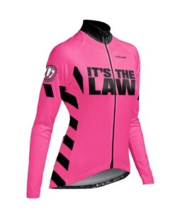 W. PELOTON THERMAL JERSEY - 3 FEET PLEASE -Voler 2023 0000s 0002 1T201P6 pnk f