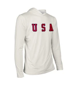 M. ENDURANCE AIR SUN HOODIE - USA 9 M. ENDURANCE AIR SUN HOODIE - USA -Voler 2024 M Endurance Air Sun Hoodie USA SLT f