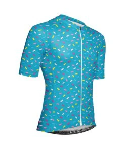 M. VELOCITY AIR JERSEY - PETER THOMSEN -Voler 2024 M Velocity Air SS Donuts BLU f