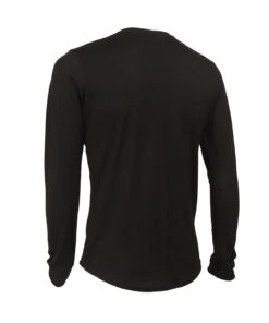 M. LIGHTWEIGHT MERINO LS TEE - SALE -Voler 2024 M Wool LS Solid Black B