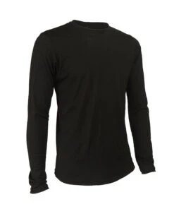 M. LIGHTWEIGHT MERINO LS TEE - SALE -Voler 2024 M Wool LS Solid Black F