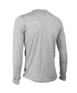 M. LIGHTWEIGHT MERINO LS TEE - SALE -Voler 2024 M Wool LS Solid Grey B