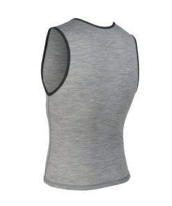 M. LIGHTWEIGHT MERINO TANK BASE - SALE -Voler 2024 M Wool Tank Solid GRY B