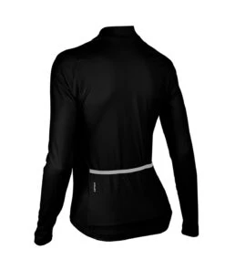 W. PELOTON COASTAL LS JERSEY - SOLID - SALE -Voler 2024 W Coastal LS Solids BLK b