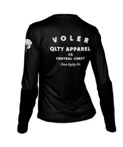 W. ENDURANCE AIR LS TEE - QLTY APPAREL -Voler 2024 W Endurance Air LS Quality Apparel BLK b