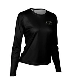 W. ENDURANCE AIR LS TEE - QLTY APPAREL -Voler 2024 W Endurance Air LS Quality Apparel BLK f