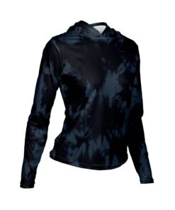 W. ENDURANCE AIR SUN HOODIE - TIE DYE -Voler 2024 W Endurance Air Sun Hoodie Tie Dye GUN f