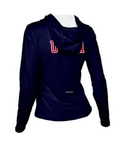 W. ENDURANCE AIR SUN HOODIE - USA -Voler 2024 W Endurance Air Sun Hoodie USA NVY b