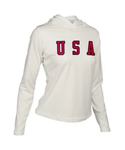 W. ENDURANCE AIR SUN HOODIE - USA -Voler 2024 W Endurance Air Sun Hoodie USA SLT f