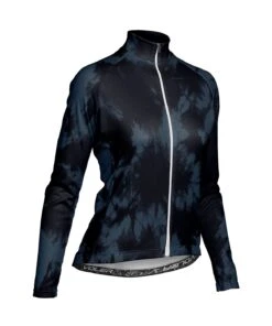 W. PELOTON THERMAL JERSEY - TIE DYE -Voler 2024 W Peloton LS Thermal Tie Dye GUN f