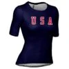 W. PRO AIR ZIPPERLESS JERSEY - USA -Voler 2024 W Pro Air Zipless USA NVY f