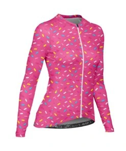 W. VELOCITY AIR LS JERSEY - PETER THOMSEN -Voler 2024 W Velocity Air LS Donuts PNK f