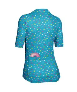 W. VELOCITY AIR JERSEY - PETER THOMSEN -Voler 2024 W Velocity Air SS Donuts BLU b