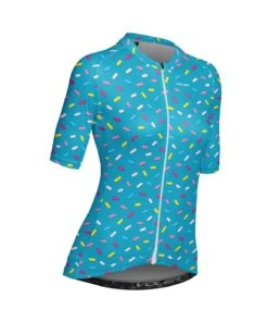 W. VELOCITY AIR JERSEY - PETER THOMSEN -Voler 2024 W Velocity Air SS Donuts BLU f