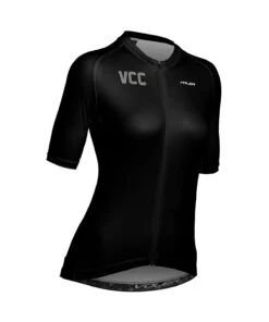 W. VELOCITY AIR JERSEY - VOLER CYCLING CLUB -Voler 2024 W Velocity Air SS VCC BLK f