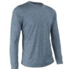 M. LIGHTWEIGHT MERINO LS TEE - SLATE HEATHER