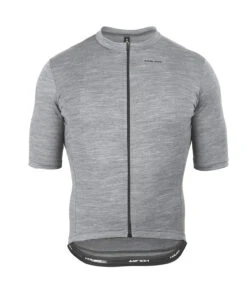 M. LIGHTWEIGHT MERINO JERSEY - GREY HEATHER