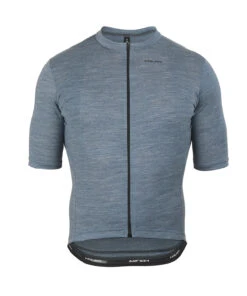 M. LIGHTWEIGHT MERINO JERSEY - SLATE HEATHER