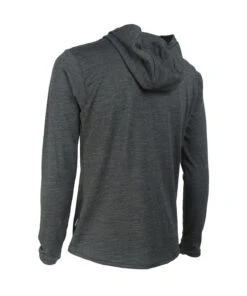 M. MIDWEIGHT MERINO HOODIE - CHARCOAL HEATHER -Voler 2025 M Wool Hoodie Solid CHH B