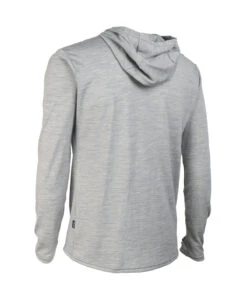 M. MIDWEIGHT MERINO HOODIE - GREY HEATHER -Voler 2025 M Wool Hoodie Solid HGR B