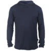 M. MIDWEIGHT MERINO HOODIE - INDIGO