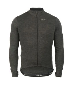 M. MIDWEIGHT MERINO LS JERSEY - CHARCOAL HEATHER