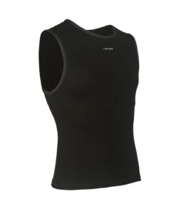 M. LIGHTWEIGHT MERINO TANK BASE - SALE -Voler 2025 M Wool Tank Solid BLK F