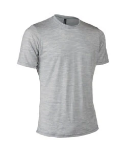 M. LIGHTWEIGHT MERINO TEE - GREY HEATHER -Voler 2025 M Wool Tee Solid GRY F e63d2d7f 8f74 4bf2 a0a0 7e6279ecab12
