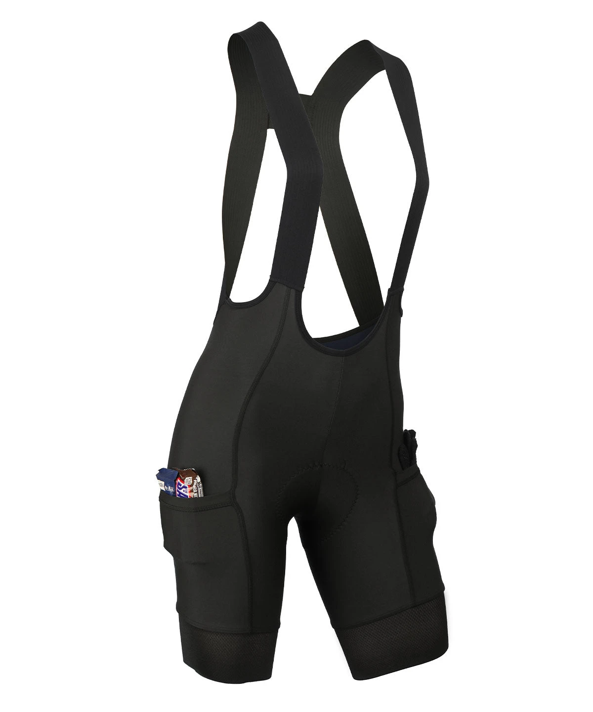 W. BLACK LABEL CARGO DROP TAIL BIB - BLACK 3 W. BLACK LABEL CARGO DROP TAIL BIB - BLACK