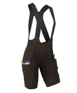 W. BLACK LABEL CARGO DROP TAIL BIB - ESPRESSO