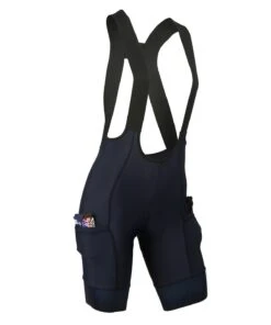 W. BLACK LABEL CARGO DROP TAIL BIB - NAVY