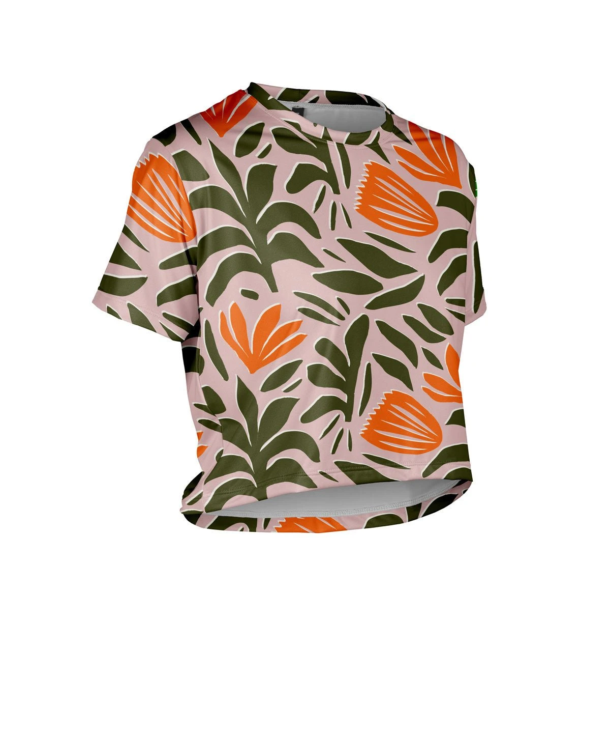W. CROP TEE - SUMMER BOTANICAL 3 W. CROP TEE - SUMMER BOTANICAL