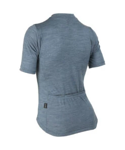 W. LIGHTWEIGHT MERINO JERSEY - SLATE HEATHER -Voler 2025 W Merino50 SS Jersey Solid Slate B