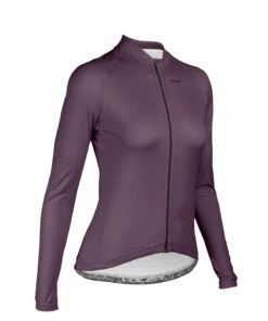 W. PELOTON COASTAL JERSEY - SOLID -Voler 2025 0000 Womens Coastal LS Jersey Front WPL
