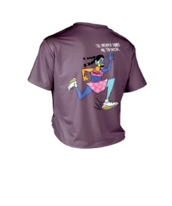 W. CROP TEE - IMAGINARY RUN CLUB -Voler 2025 0001 WPLImaginary Runners Womens Crop Tee Back