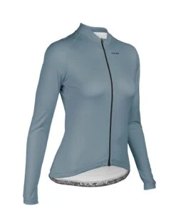 W. PELOTON COASTAL JERSEY - SOLID -Voler 2025 0001 Womens Coastal LS Jersey Front STM