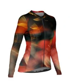 W. VELOCITY AIR LS JERSEY - SURREAL -Voler 2025 0001 WomensLongSleeveVelocityAirJerseyFront BLK