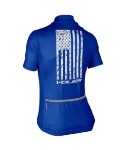 W. PELOTON RACE JERSEY - NEVER QUIT -Voler 2025 0003 COBWomens Distressed Flag Peloton Jersey SS Back 592178c3 4a5e 44a2 8912 437b65962c8f