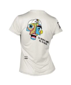W. ENDURANCE AIR TEE - IMAGINARY CUBIST -Voler 2025 0003 SLT Womens Endurance Air Tee Back