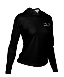 W. ENDURANCE AIR SUN HOODIE - QLTY APPAREL -Voler 2025 0003 Wmns Endurance Air Hoodie Front BLK 75ca597a 1284 404e 8518 6ec8de7fc1f5