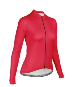 W. PELOTON COASTAL JERSEY - SOLID -Voler 2025 0003 Womens Coastal LS Jersey Front SLS