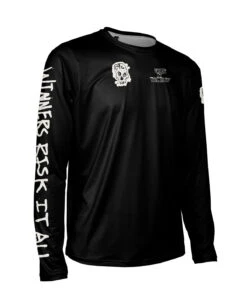 M. ENDURANCE AIR LS TEE - IMAGINARY WINNERS -Voler 2025 0006 M LS Endurance Air Tee Front BLK