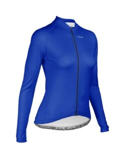W. PELOTON COASTAL JERSEY - SOLID -Voler 2025 0006 Womens Coastal LS Jersey Front COB