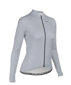 W. PELOTON COASTAL JERSEY - SOLID -Voler 2025 0007 Womens Coastal LS Jersey Front CGR